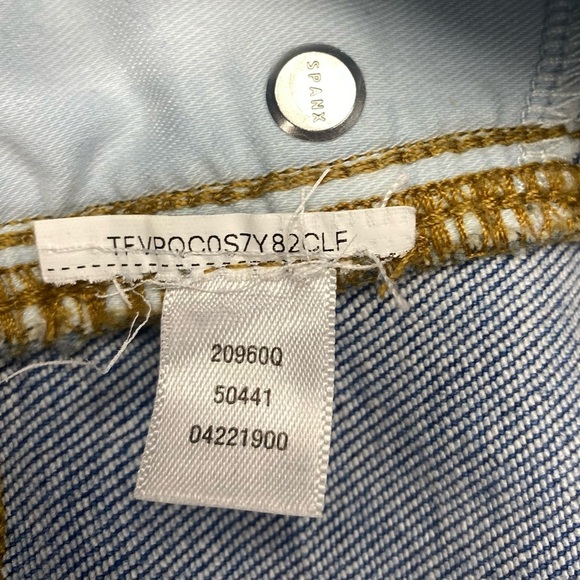 SPANX FLARE JEANS WOMENS LARGE PULL ON CITY CASUAL COLLEGE - Picture 7 of 10